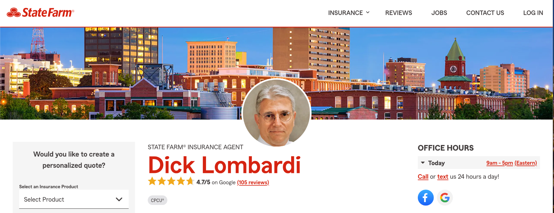 Thank You Dick Lombardi, State Farm Insurance for your Healing Impact Sponsorship